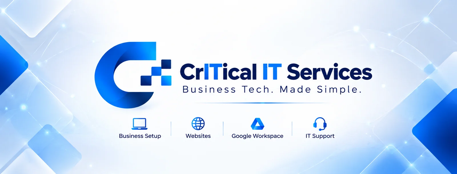 CrITical IT Services brand banner